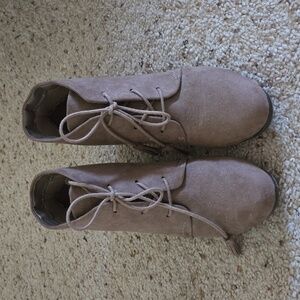 Dr Scholls wedge bootie